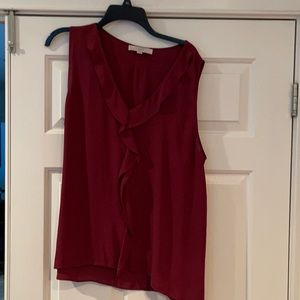 Flirty maroon top